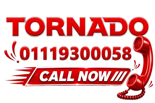 رقم صيانة تورنيدو 01119300058