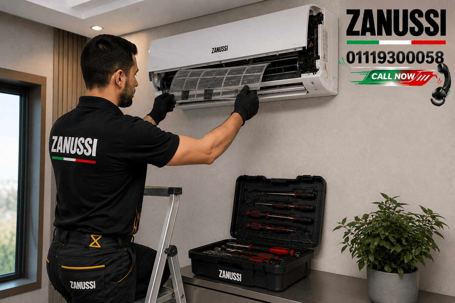صيانة تكييف زانوسي 01119300058