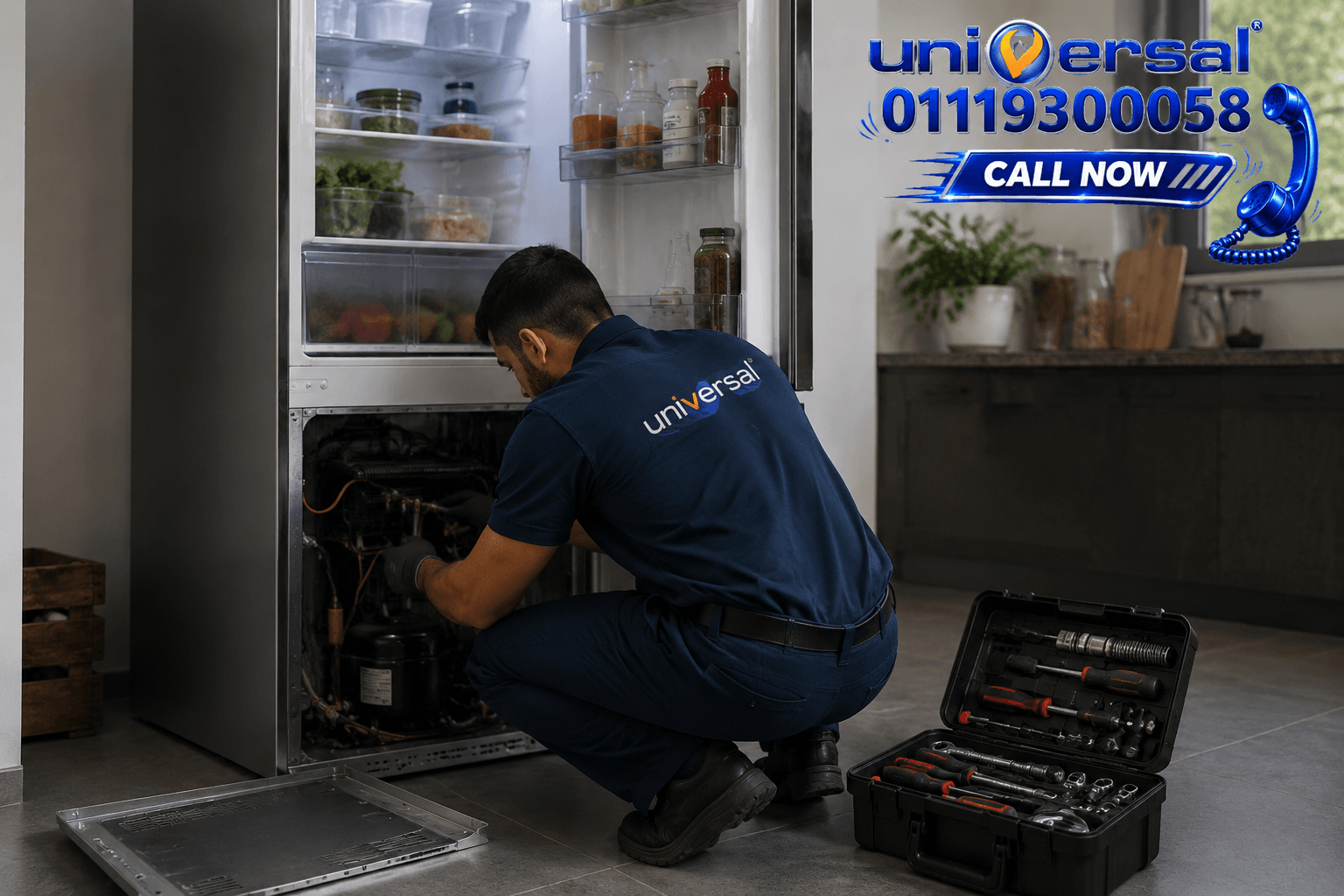 صيانة ثلاجة يونيفرسال 01119300058