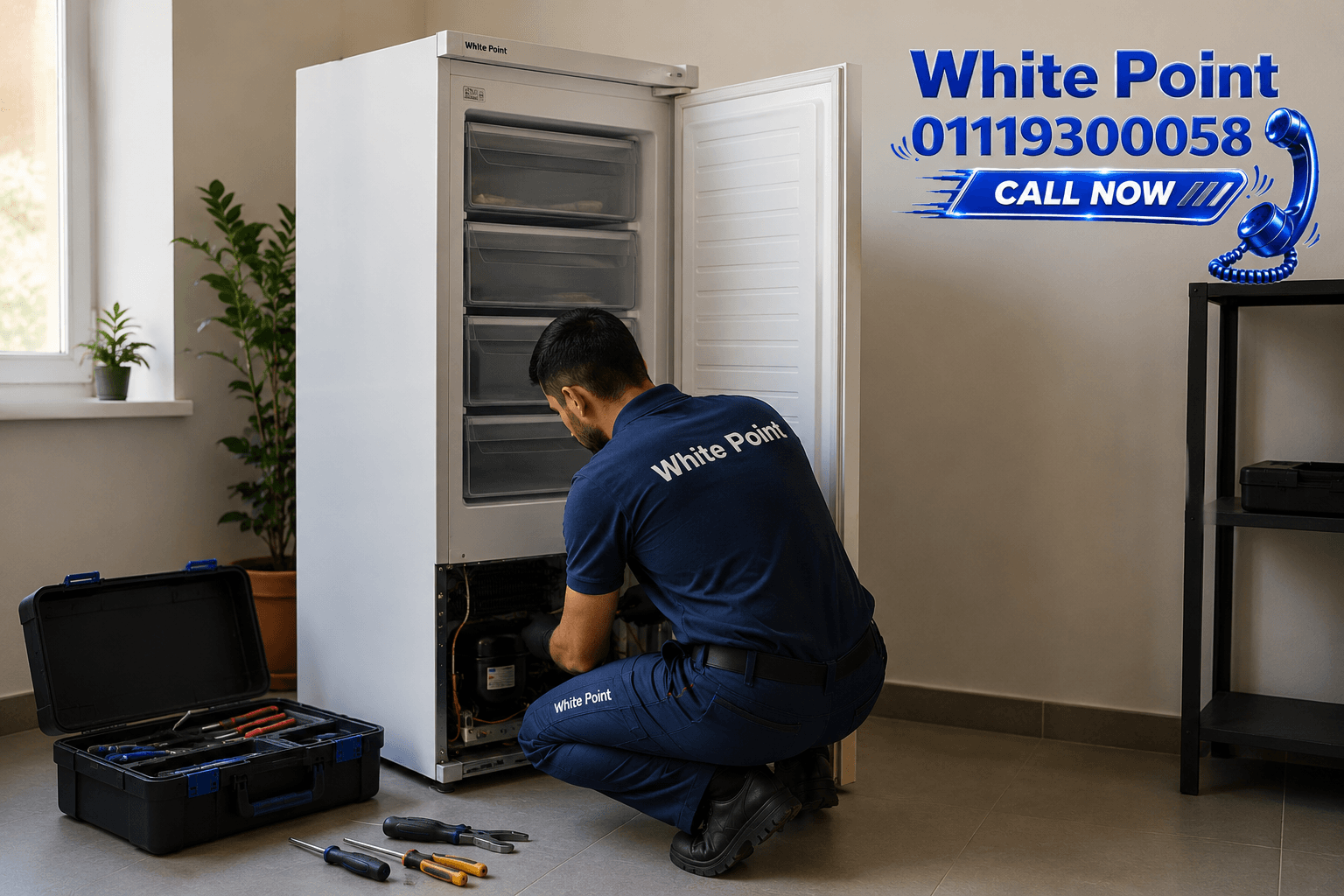 صيانة ديب فريزر وايت بوينت 01119300058