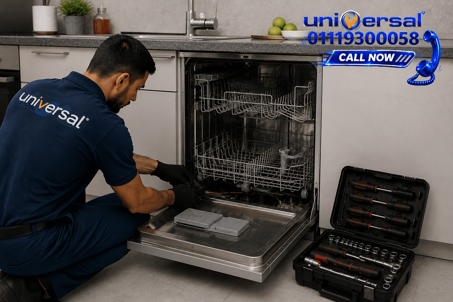 صيانة غسالة اطباق يونيفرسال 01119300058