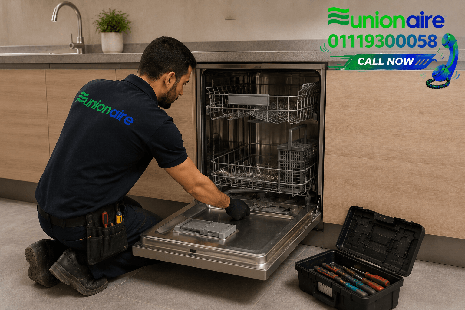 صيانة غسالة اطباق يونيون اير 01119300058